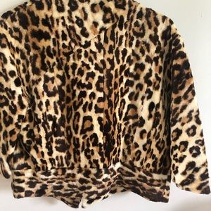 Last chance NWT Gwen Stefani LAMB leopard jacket
